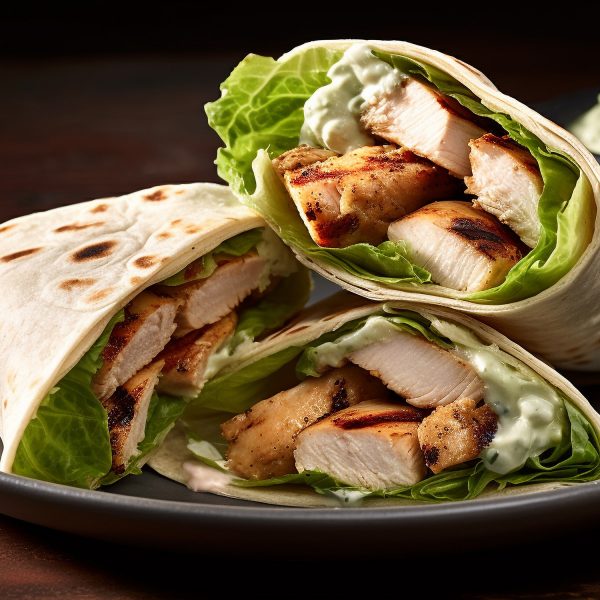 Chicken Kebab Wrap The Good Food Shop